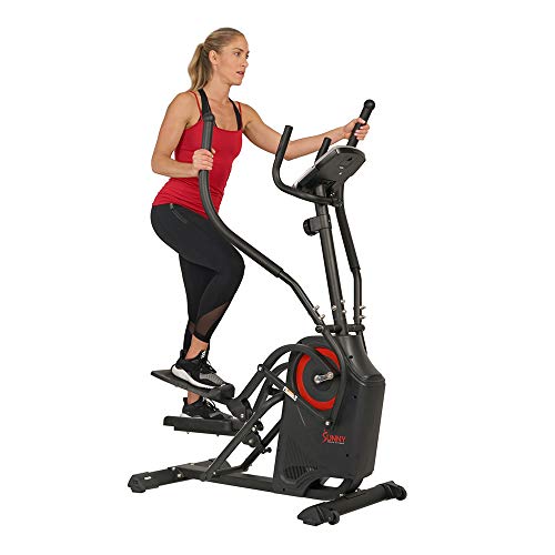 Sunny Health & Fitness Premium Cardio Climber Stepping Elliptical Machine - SF-E3919,Gray