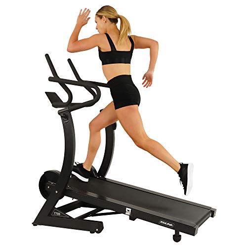 ASUNA Hi-Performance Cardio Trainer Self Powered Manual Treadmill with Adjustable Incline, Magnetic Resistance, 400+ lbs High Weight Capacity, Non-Motorized Running and Walking Treadmill