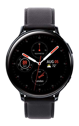 Samsung Galaxy Watch Active 2 (44MM, GPS, Bluetooth, Unlocked LTE) Smart Watch with Advanced Health Monitoring, Fitness Tracking , and Long Lasting Battery - Aqua Black - (US Version)