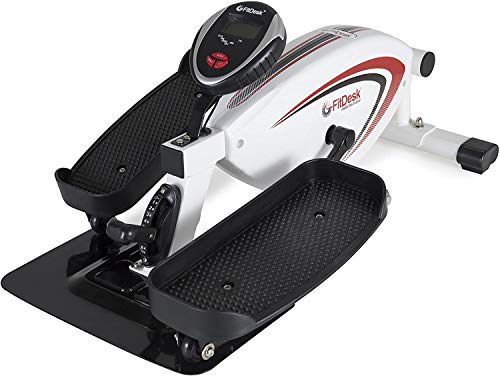 FitDesk Under Desk Elliptical Trainer - Elliptical Bike Pedal Machine for Home Use or Office