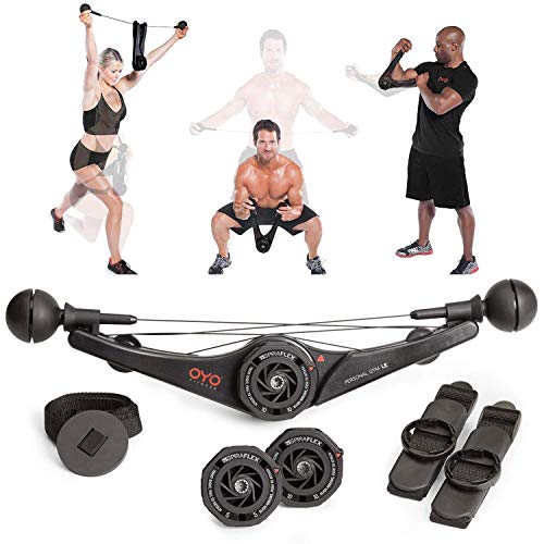 OYO Personal Gym - Full Body Portable Gym Equipment Set for Exercise at Home, Office or Travel - SpiraFlex Strength Training Fitness Technology - NASA Technology