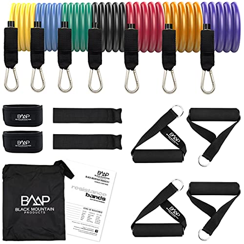 Black Mountain Products - Ultimate Resistance Band Set with Starter Guide