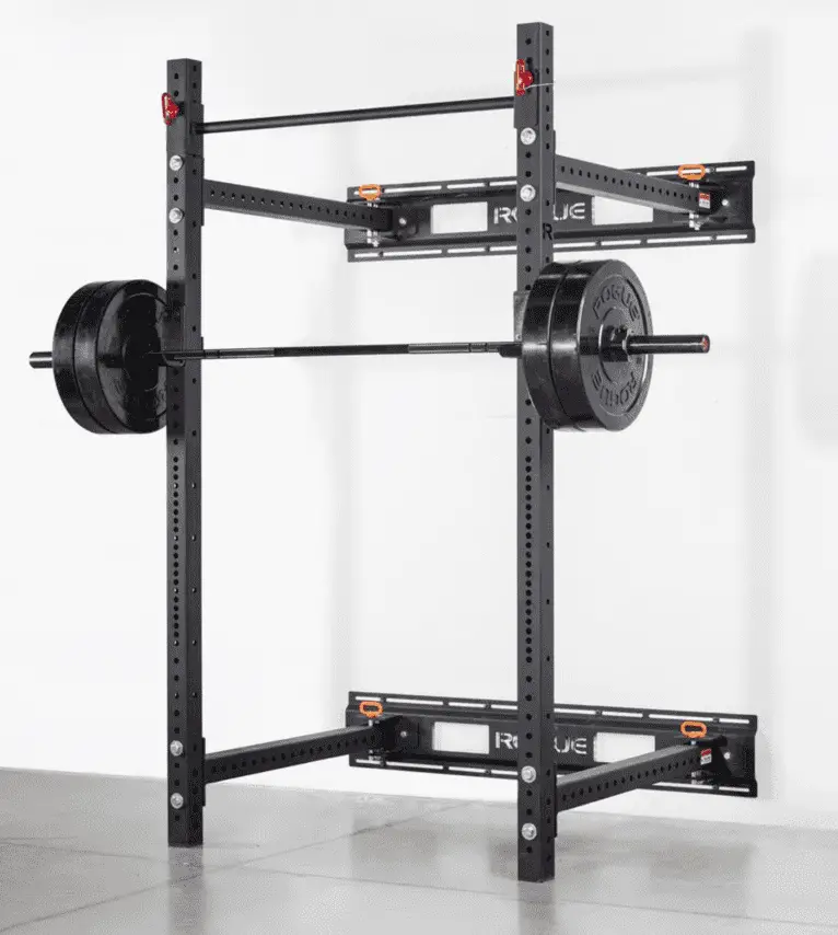 Rogue RML 3W Fold Back Wall Mount Rack - 5 Essential Pieces of Equipment for a Home Gym